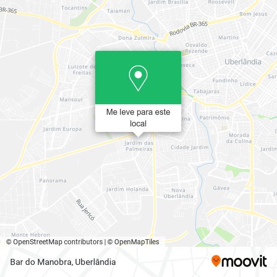 Bar do Manobra mapa