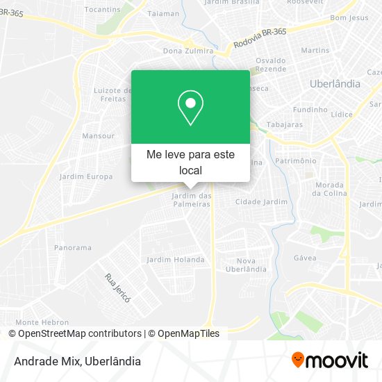 Andrade Mix mapa