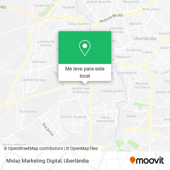 Midaz Marketing Digital mapa