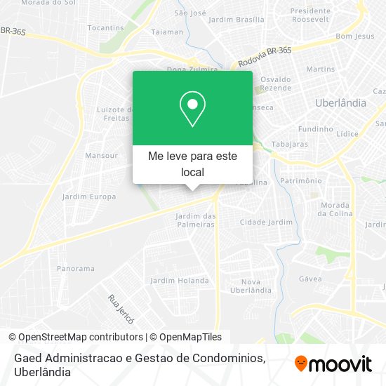 Gaed Administracao e Gestao de Condominios mapa