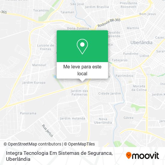 Integra Tecnologia Em Sistemas de Seguranca mapa