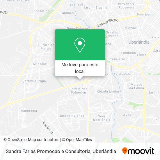 Sandra Farias Promocao e Consultoria mapa