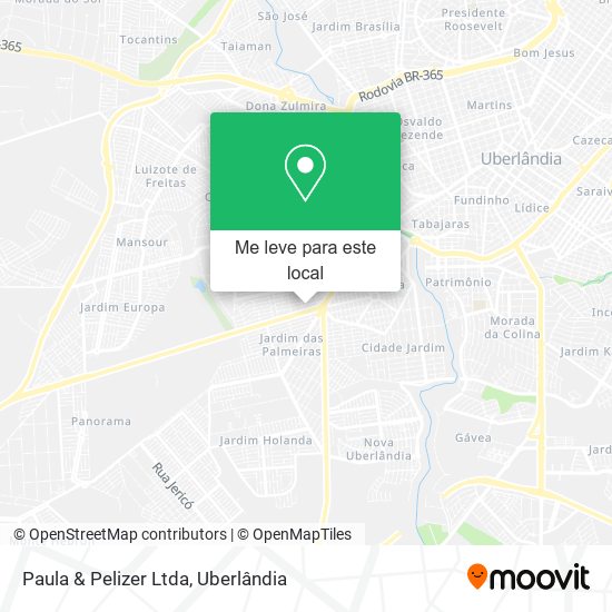 Paula & Pelizer Ltda mapa