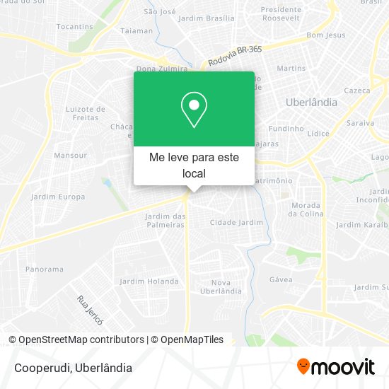 Cooperudi mapa