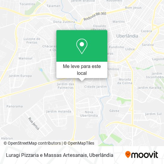 Luragi Pizzaria e Massas Artesanais mapa