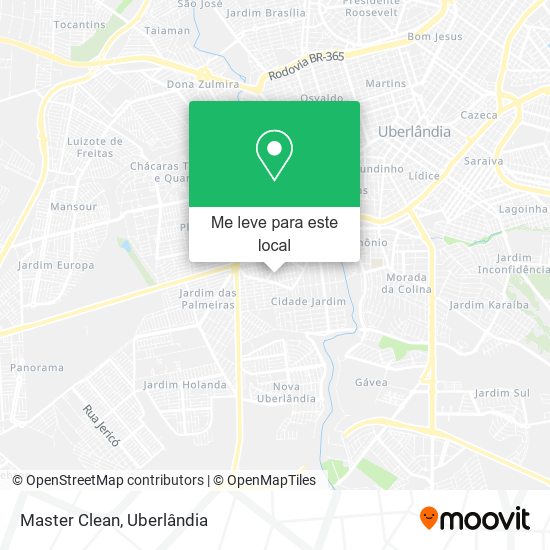 Master Clean mapa
