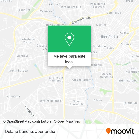 Delano Lanche mapa