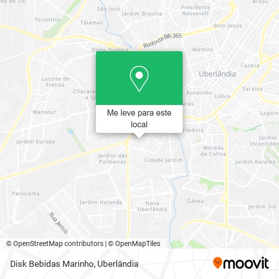 Disk Bebidas Marinho mapa