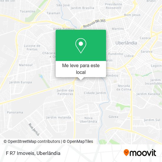 F R7 Imoveis mapa