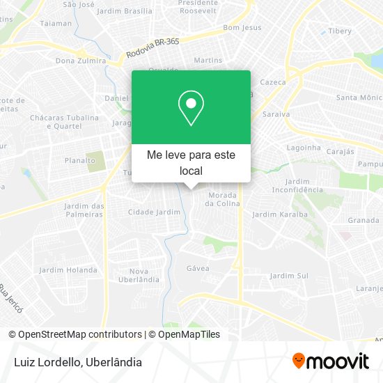 Luiz Lordello mapa