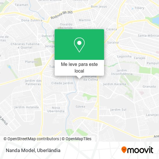 Nanda Model mapa