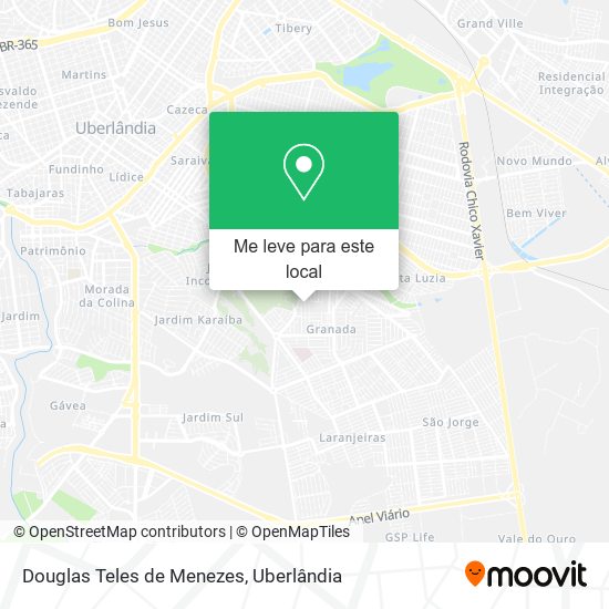 Douglas Teles de Menezes mapa