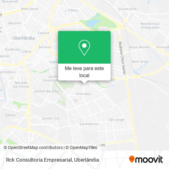 Rck Consultoria Empresarial mapa