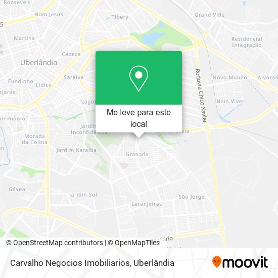 Carvalho Negocios Imobiliarios mapa