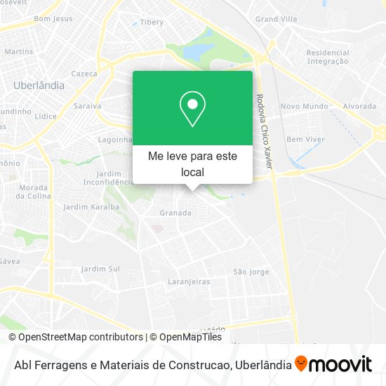 Abl Ferragens e Materiais de Construcao mapa