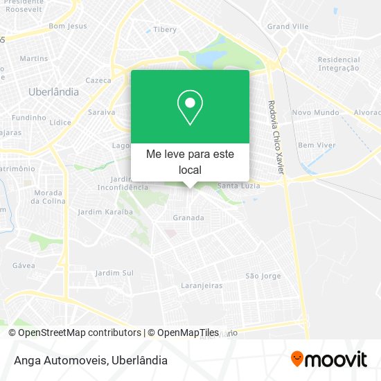 Anga Automoveis mapa