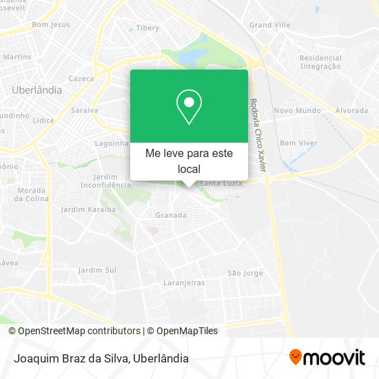 Joaquim Braz da Silva mapa