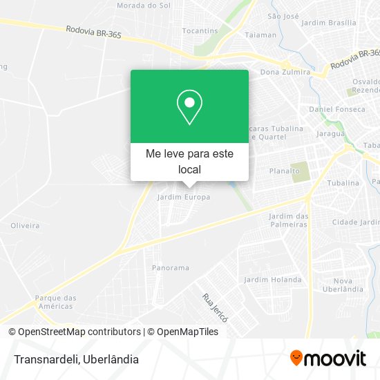 Transnardeli mapa