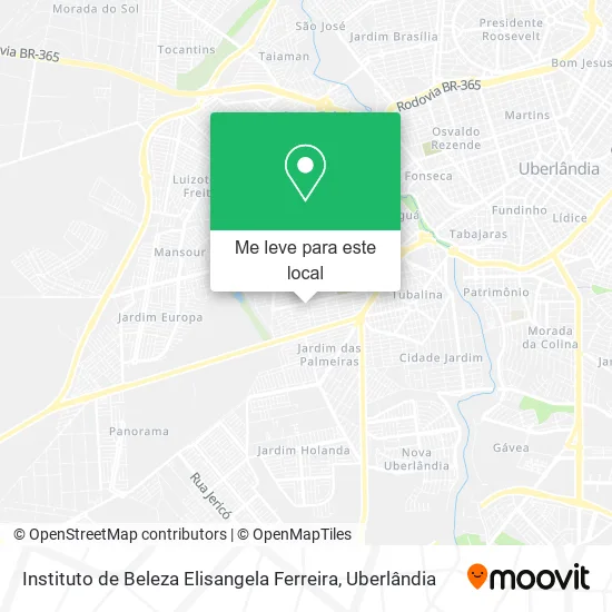 Instituto de Beleza Elisangela Ferreira mapa