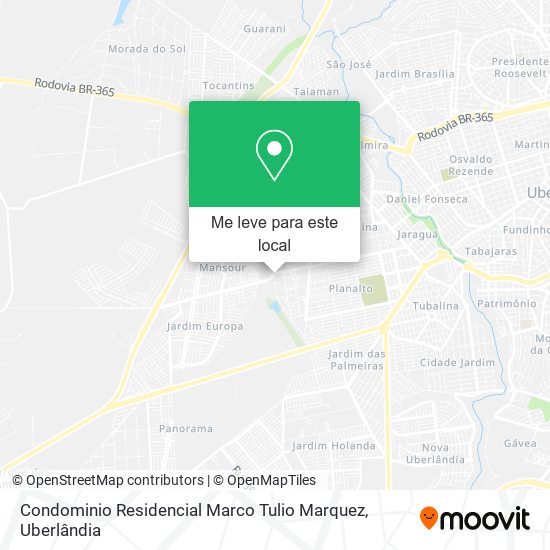 Condominio Residencial Marco Tulio Marquez mapa