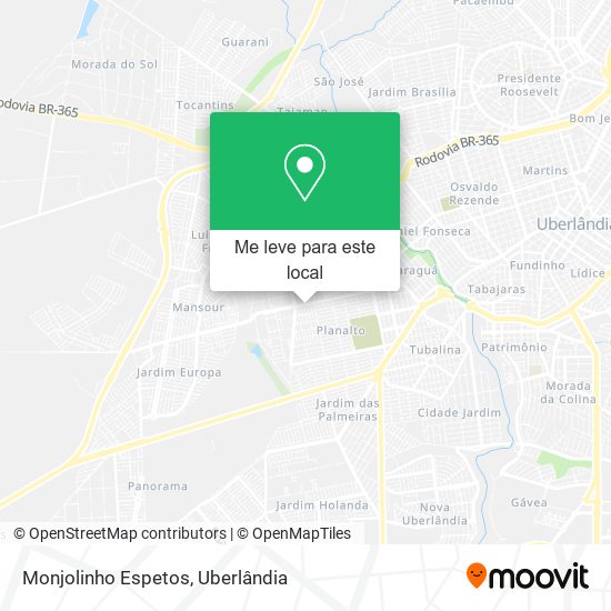 Monjolinho Espetos mapa