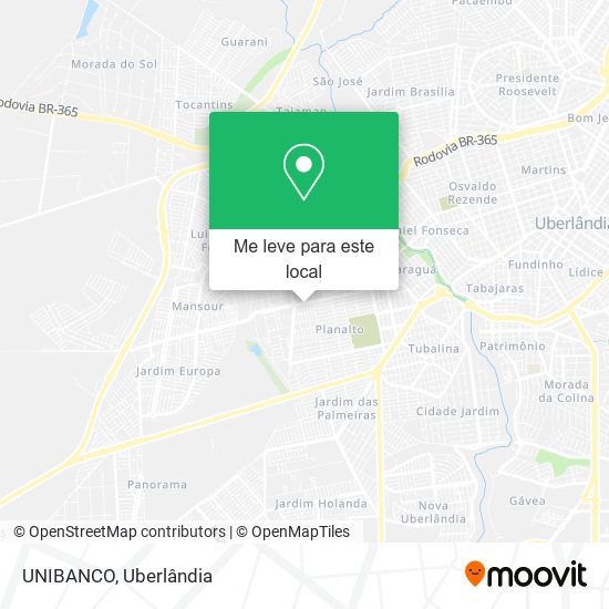 UNIBANCO mapa