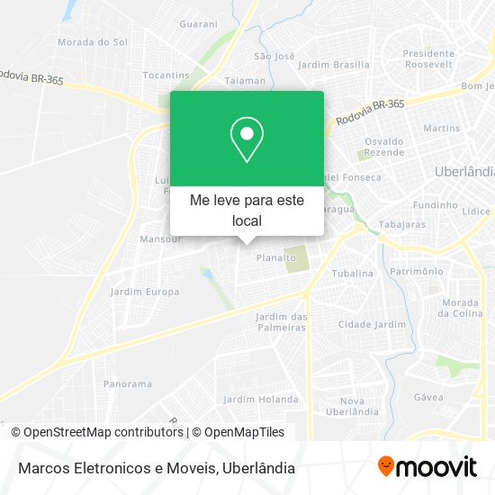 Marcos Eletronicos e Moveis mapa