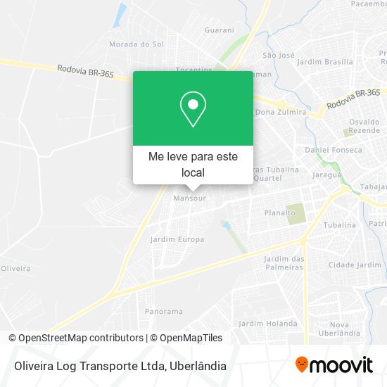 Oliveira Log Transporte Ltda mapa