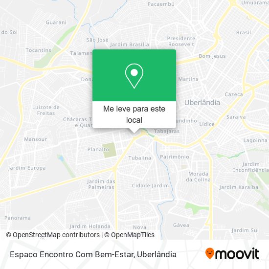 Espaco Encontro Com Bem-Estar mapa