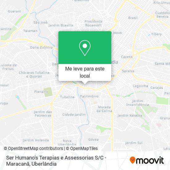 Ser Humano's Terapias e Assessorias S / C - Maracanã mapa