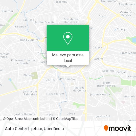 Auto Center Injetcar mapa