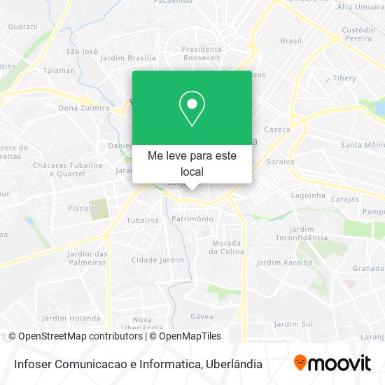 Infoser Comunicacao e Informatica mapa