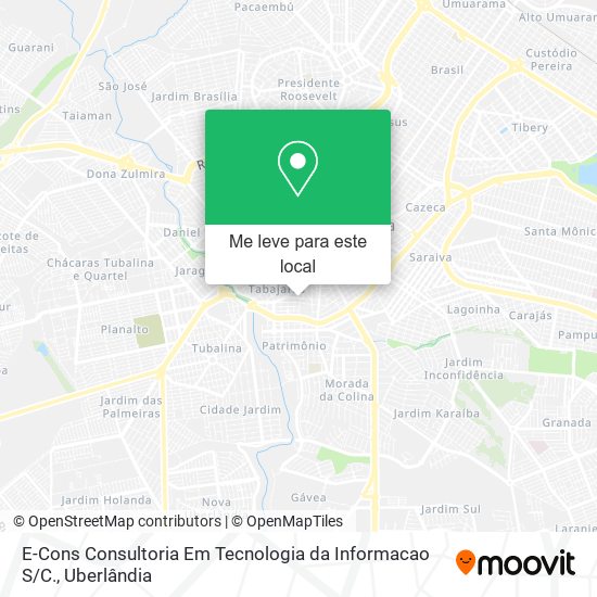 E-Cons Consultoria Em Tecnologia da Informacao S / C. mapa