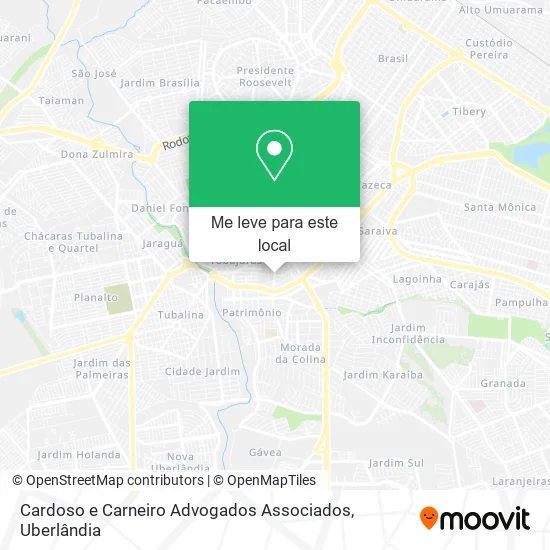 Cardoso e Carneiro Advogados Associados mapa