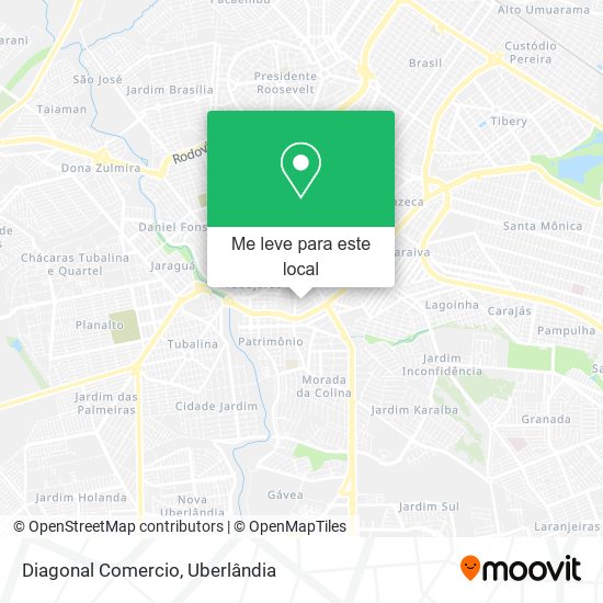 Diagonal Comercio mapa