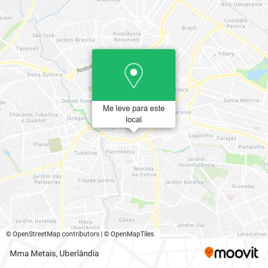 Mma Metais mapa