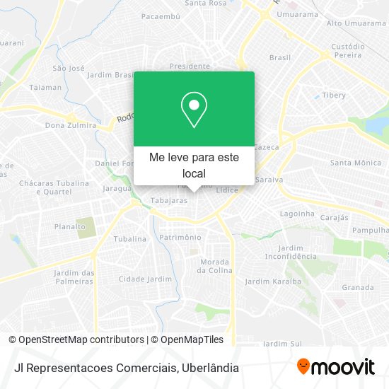 Jl Representacoes Comerciais mapa