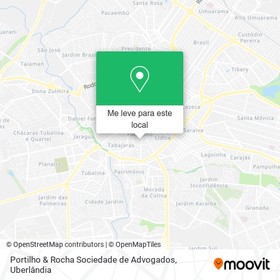 Portilho & Rocha Sociedade de Advogados mapa