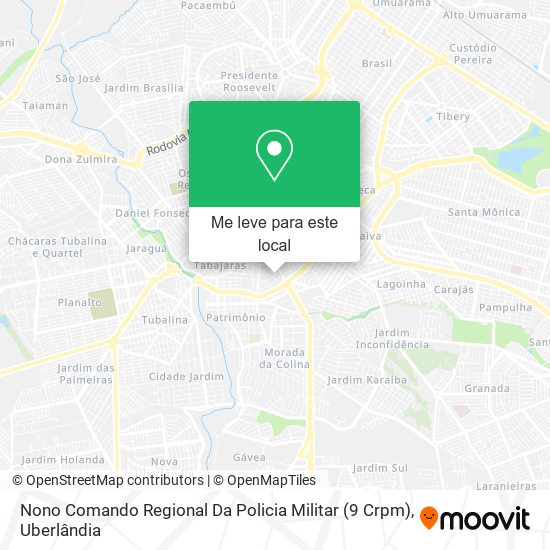 Nono Comando Regional Da Policia Militar (9 Crpm) mapa