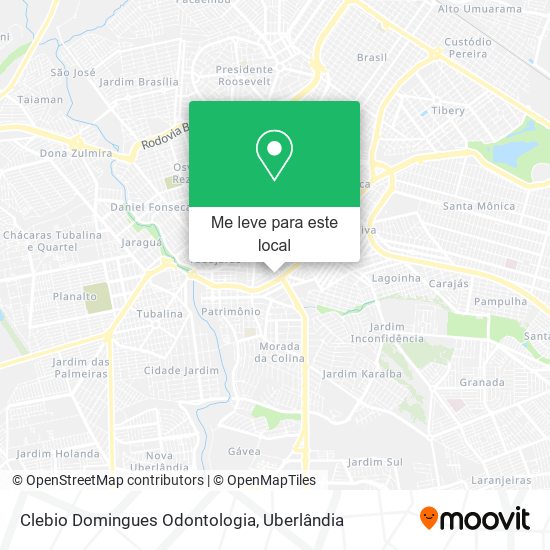 Clebio Domingues Odontologia mapa