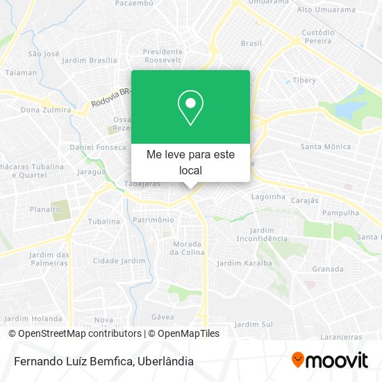 Fernando Luíz Bemfica mapa