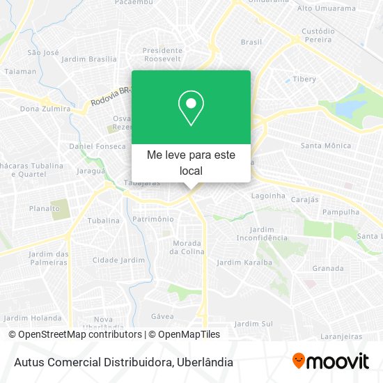 Autus Comercial Distribuidora mapa