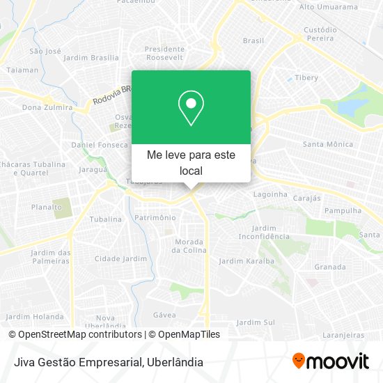 Jiva Gestão Empresarial mapa