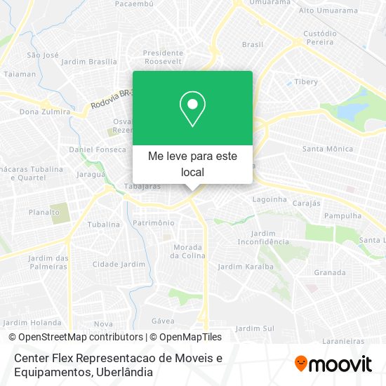 Center Flex Representacao de Moveis e Equipamentos mapa
