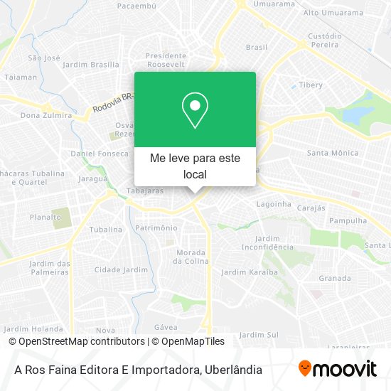 A Ros Faina Editora E Importadora mapa