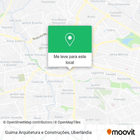 Guima Arquitetura e Construções mapa