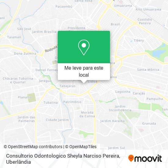 Consultorio Odontologico Sheyla Narciso Pereira mapa