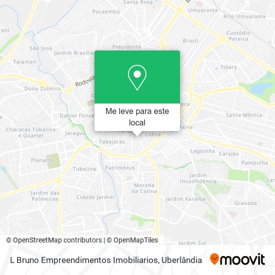L Bruno Empreendimentos Imobiliarios mapa