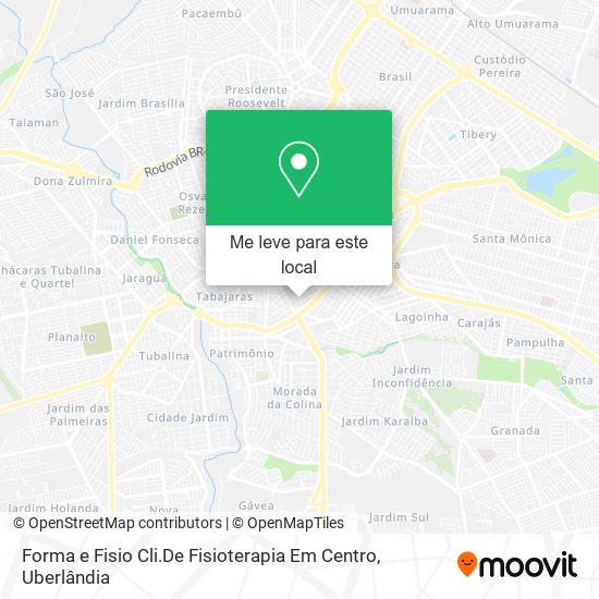 Forma e Fisio Cli.De Fisioterapia Em Centro mapa