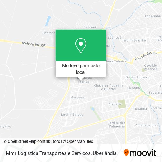 Mmr Logistica Transportes e Servicos mapa